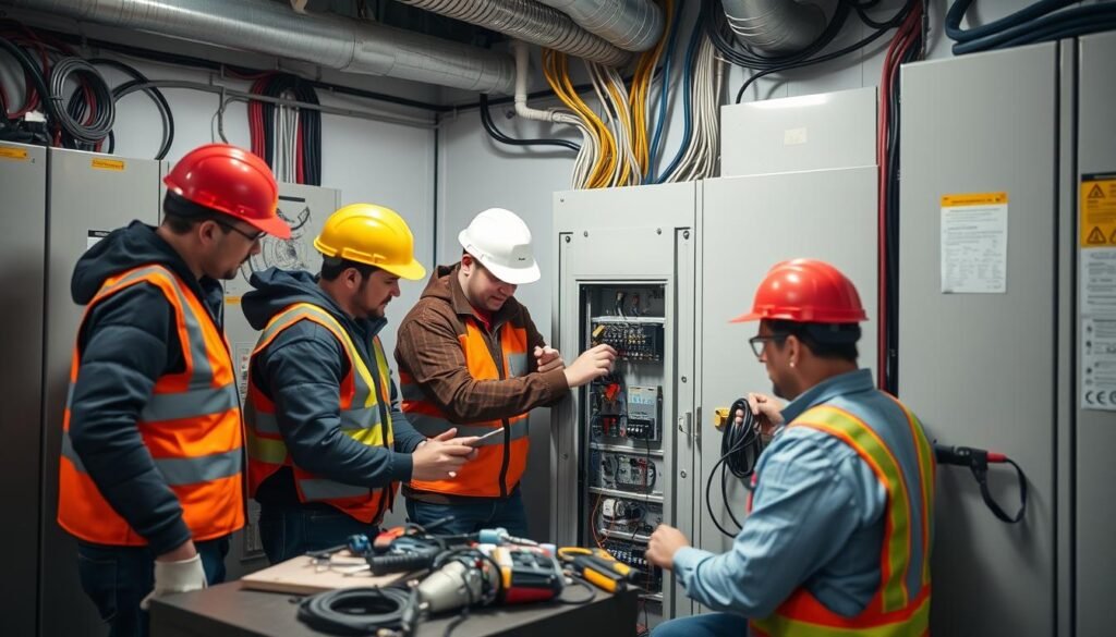 Profesionalų elektros įvado galios keitimas